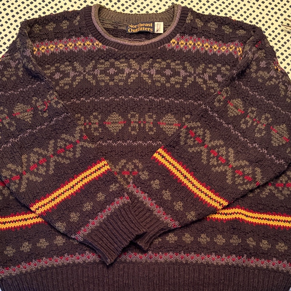 Northeast Outfitters Men's Multicolor Crewneck Sweater